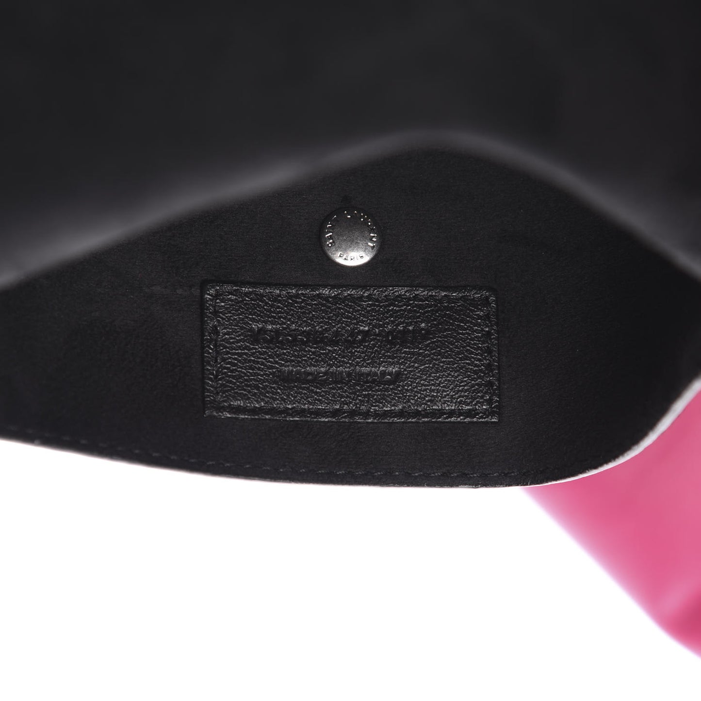 Lambskin Teddy Drawstring Bag Freesia