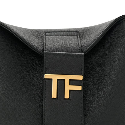 Tom Ford Grained Calfskin Mini TF Hobo Black 7 of 10