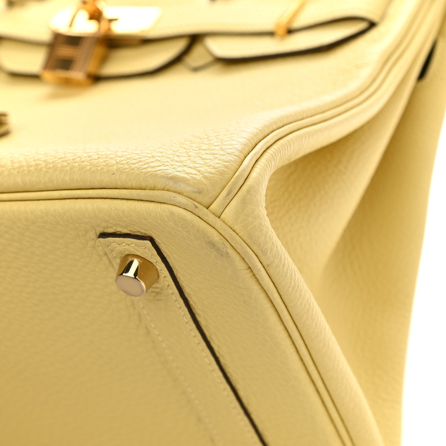 Hermes Togo Birkin 30 Jaune Poussin 10 of 10