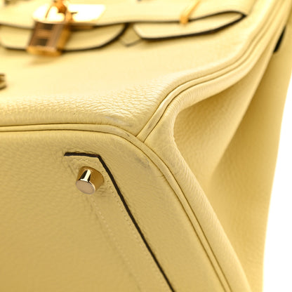 Hermes Togo Birkin 30 Jaune Poussin 10 of 10