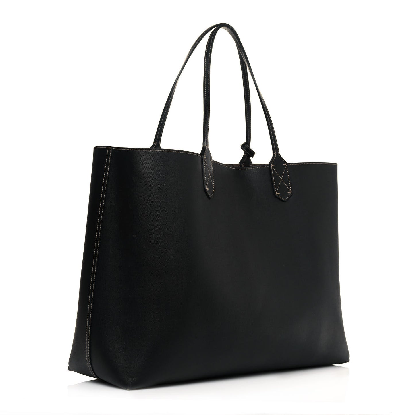 GG Supreme Monogram Large Reversible Tote Beige Black