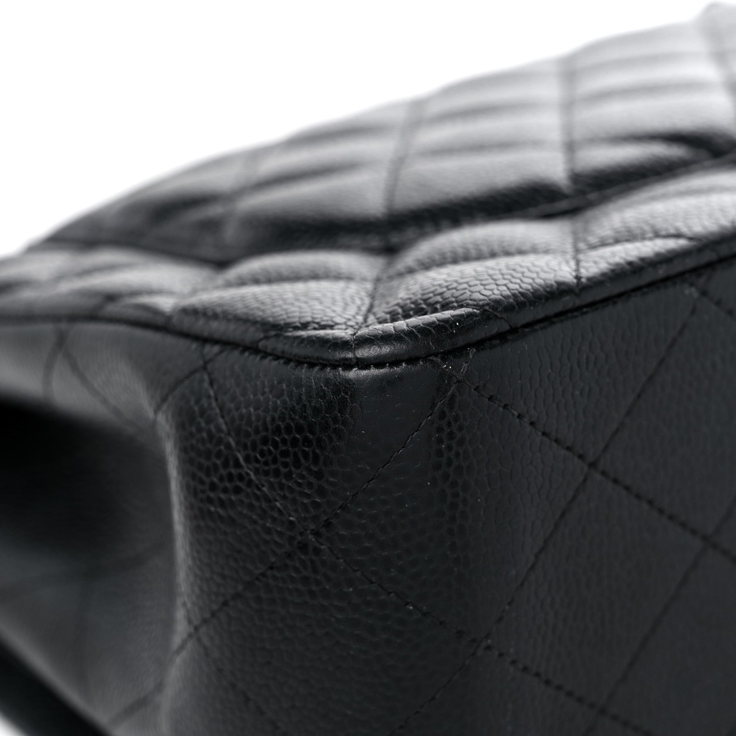 Chanel Caviar Quilted Jumbo Double Flap Black 10 of 13