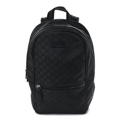 Gucci Nylon Monogram Slim Backpack Black 1 of 13