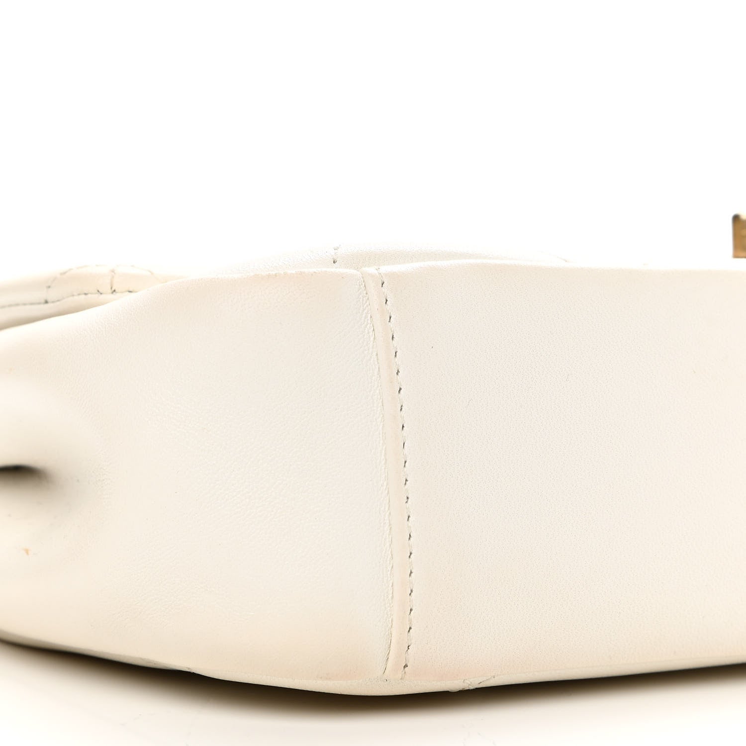Chanel Lambskin A Real Catch Flap Bag White 9 of 15