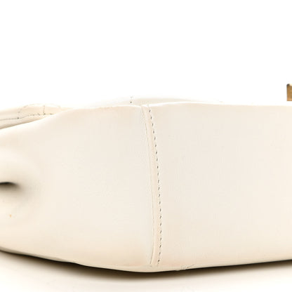 Chanel Lambskin A Real Catch Flap Bag White 9 of 15
