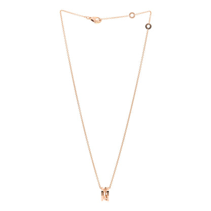 Bulgari 18K Rose Gold B.Zero1 Open Legends Pendant Necklace 3 of 5
