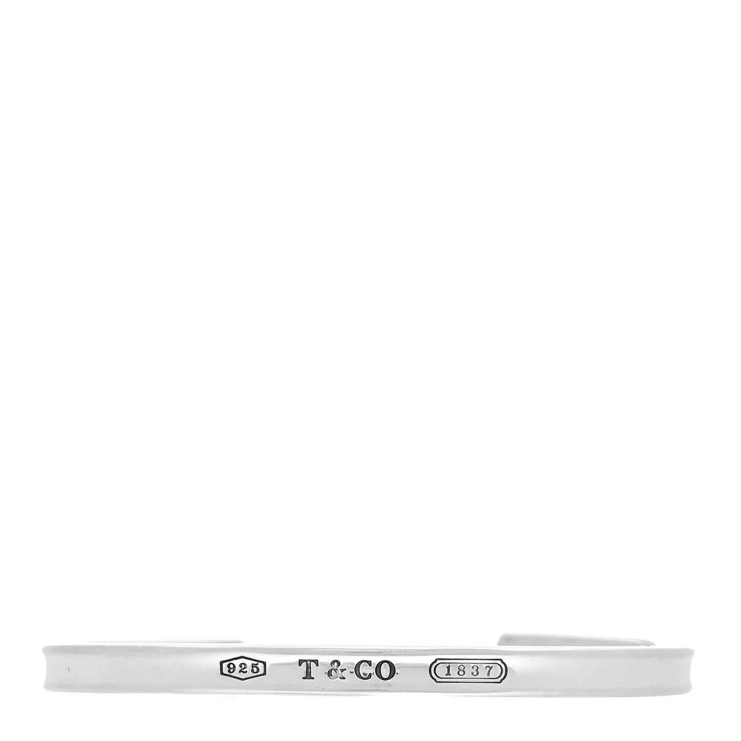 Sterling Silver Narrow 1837 Cuff Bracelet