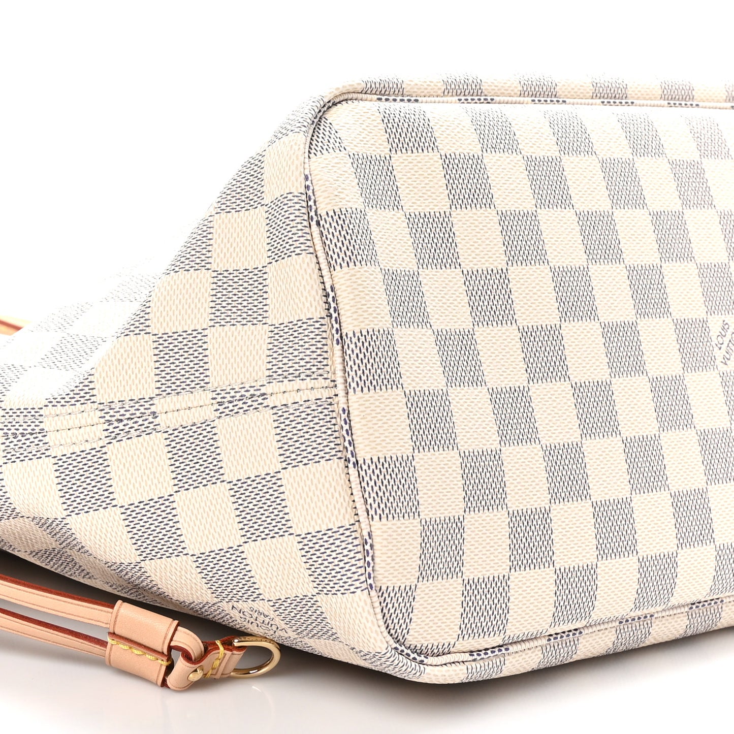 Damier Azur Neo Neverfull MM Rose Ballerine