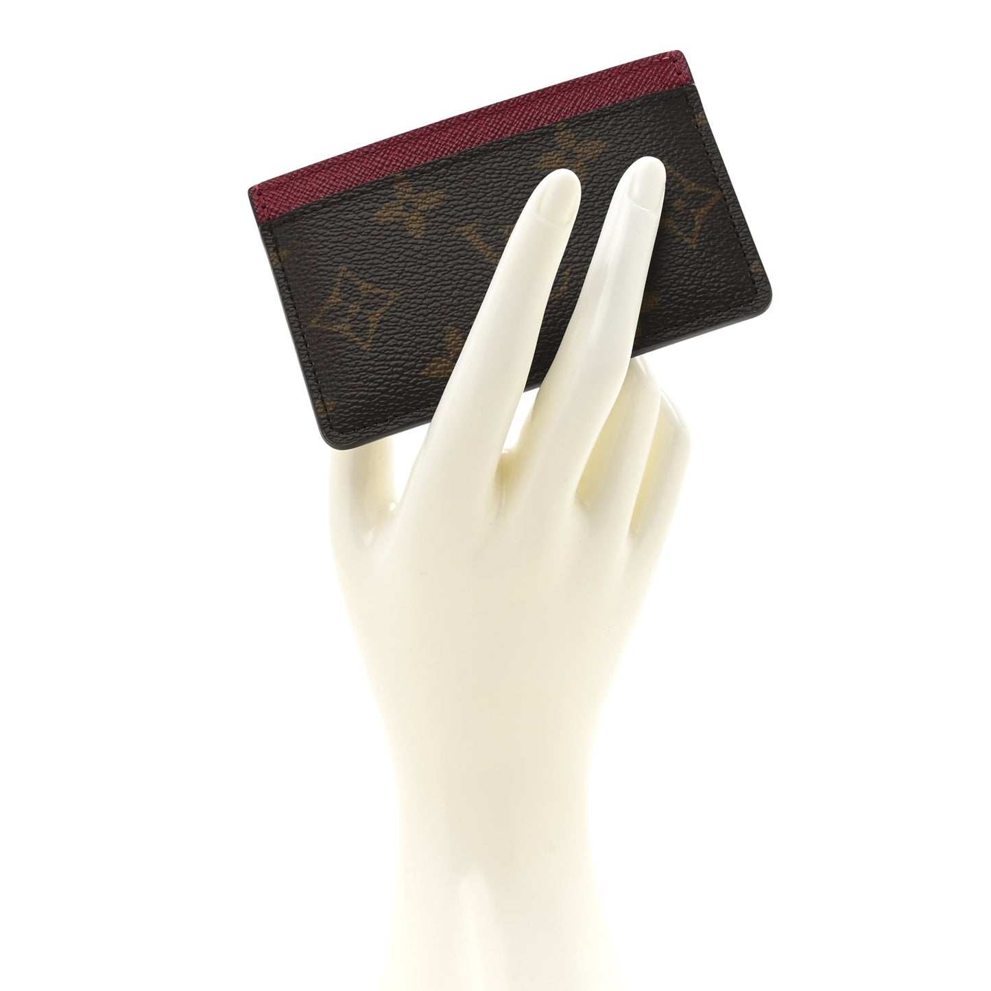 Monogram Card Holder Fuchsia