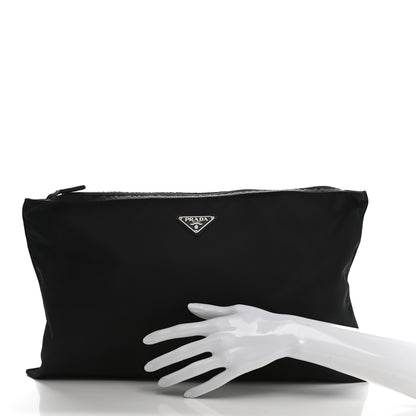 Prada Nylon Cosmetic Pouch Black 2 of 8