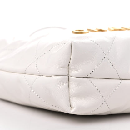 Chanel Shiny Calfskin Quilted Mini Chanel 22 White 8 of 10
