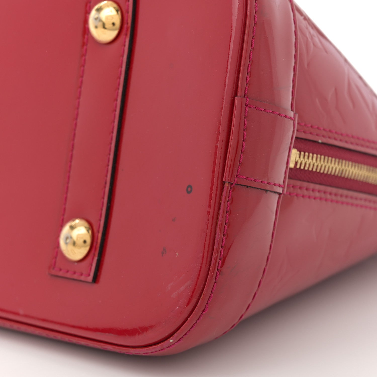 Louis Vuitton Vernis Alma PM Pomme D'Amour 12 of 15