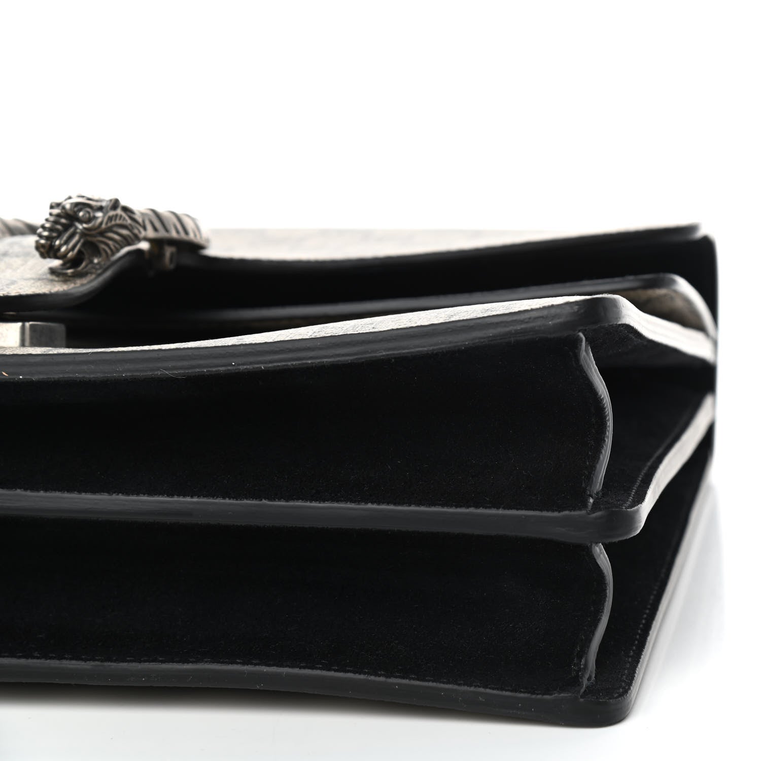 Gucci GG Supreme Monogram Medium Dionysus Shoulder Bag Black 7 of 9