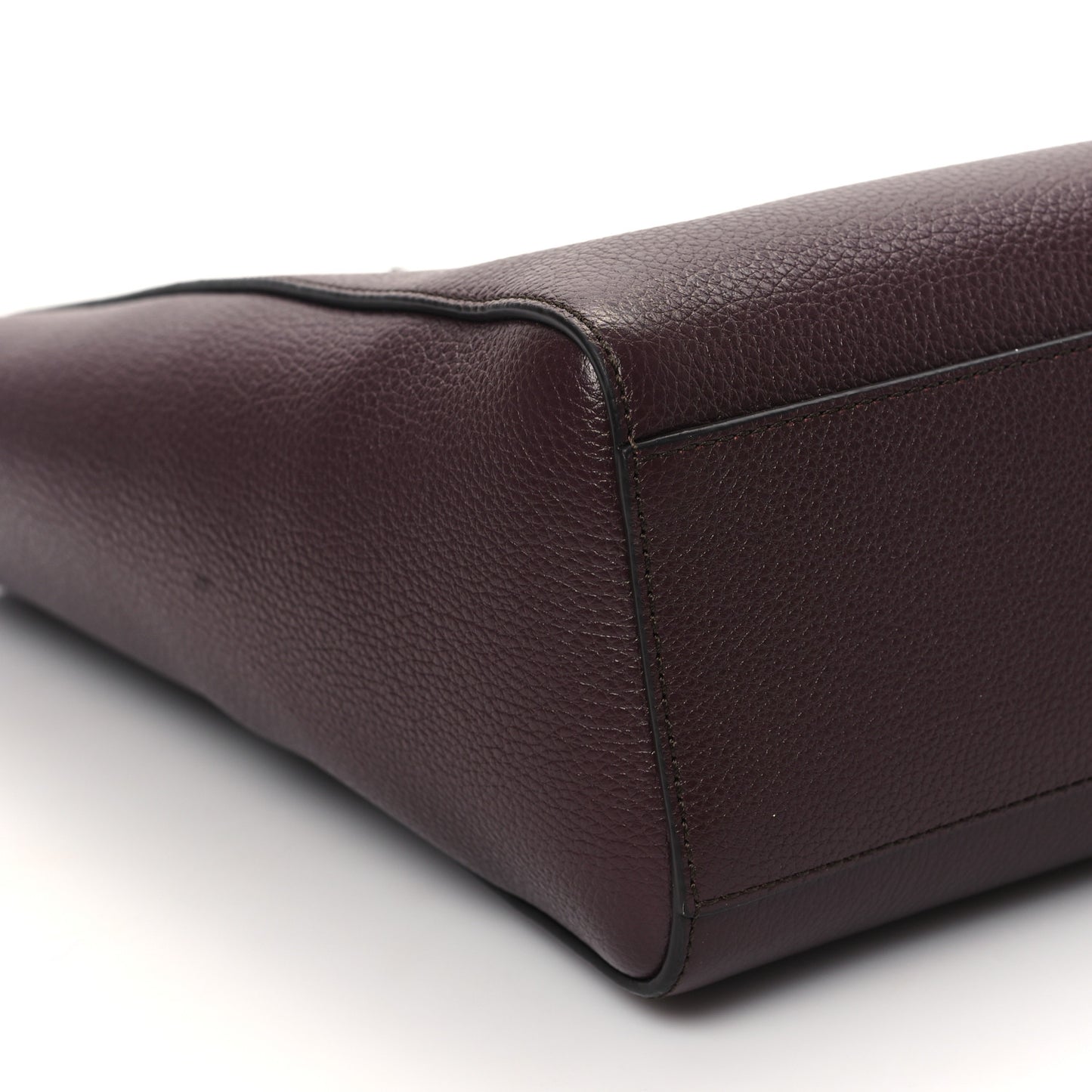 Classic Grain Small Maple Tote Oxblood