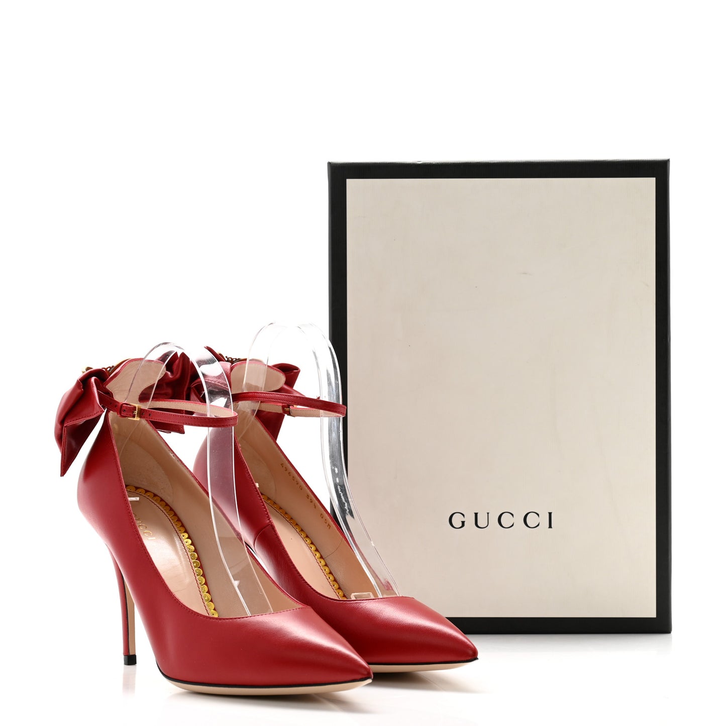 Nappa Queen Margaret Pumps 39.5 Hibiscus Red