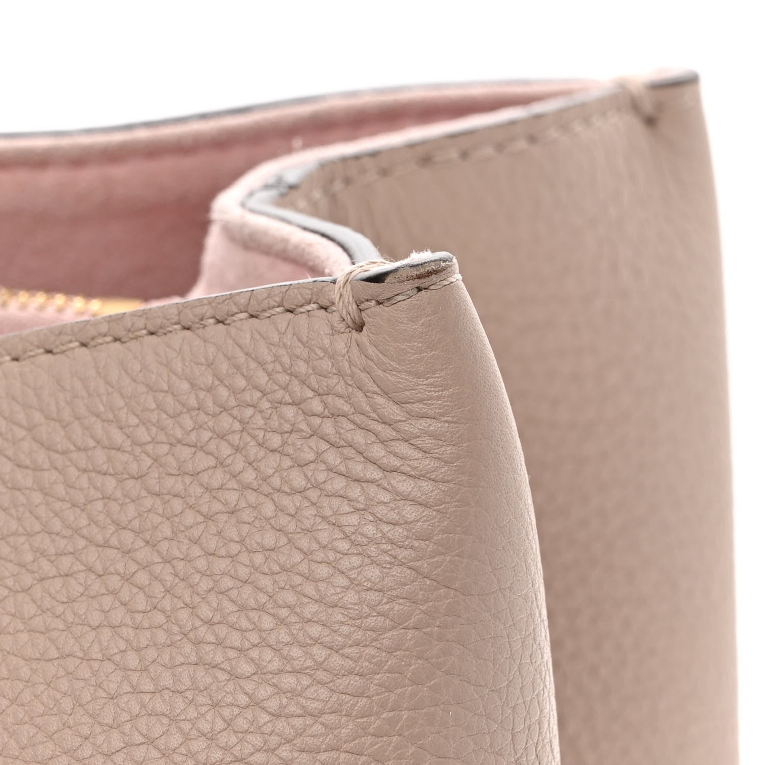 Louis Vuitton Grained Calfskin Lockme Shopper Greige 11 of 11