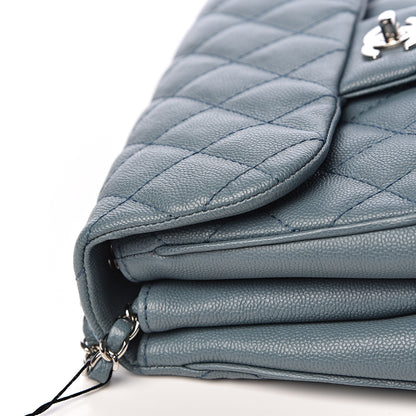 Chanel Caviar Quilted Medium Urban Companion Flap Blue 8 of 16