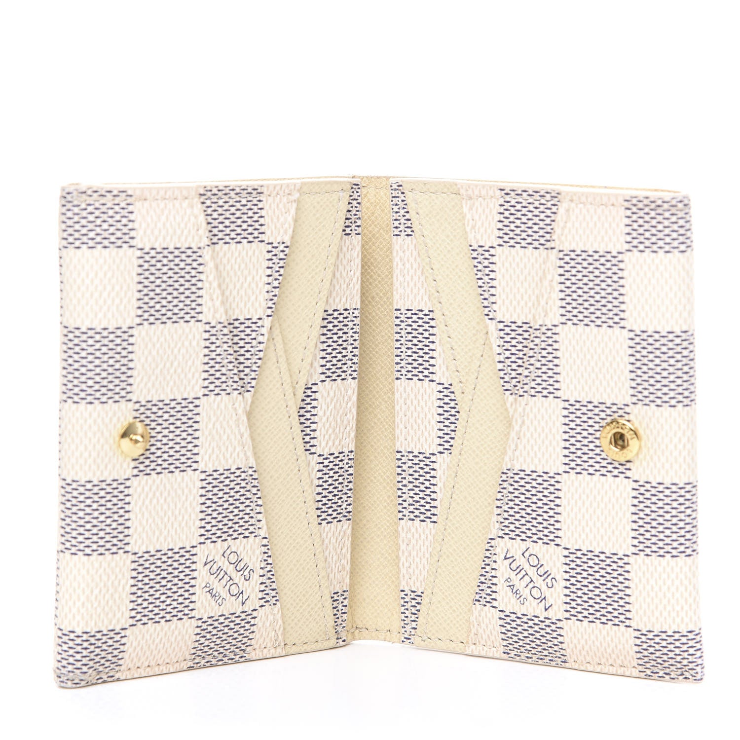 Louis Vuitton Damier Azur Compact Origami Wallet 4 of 6