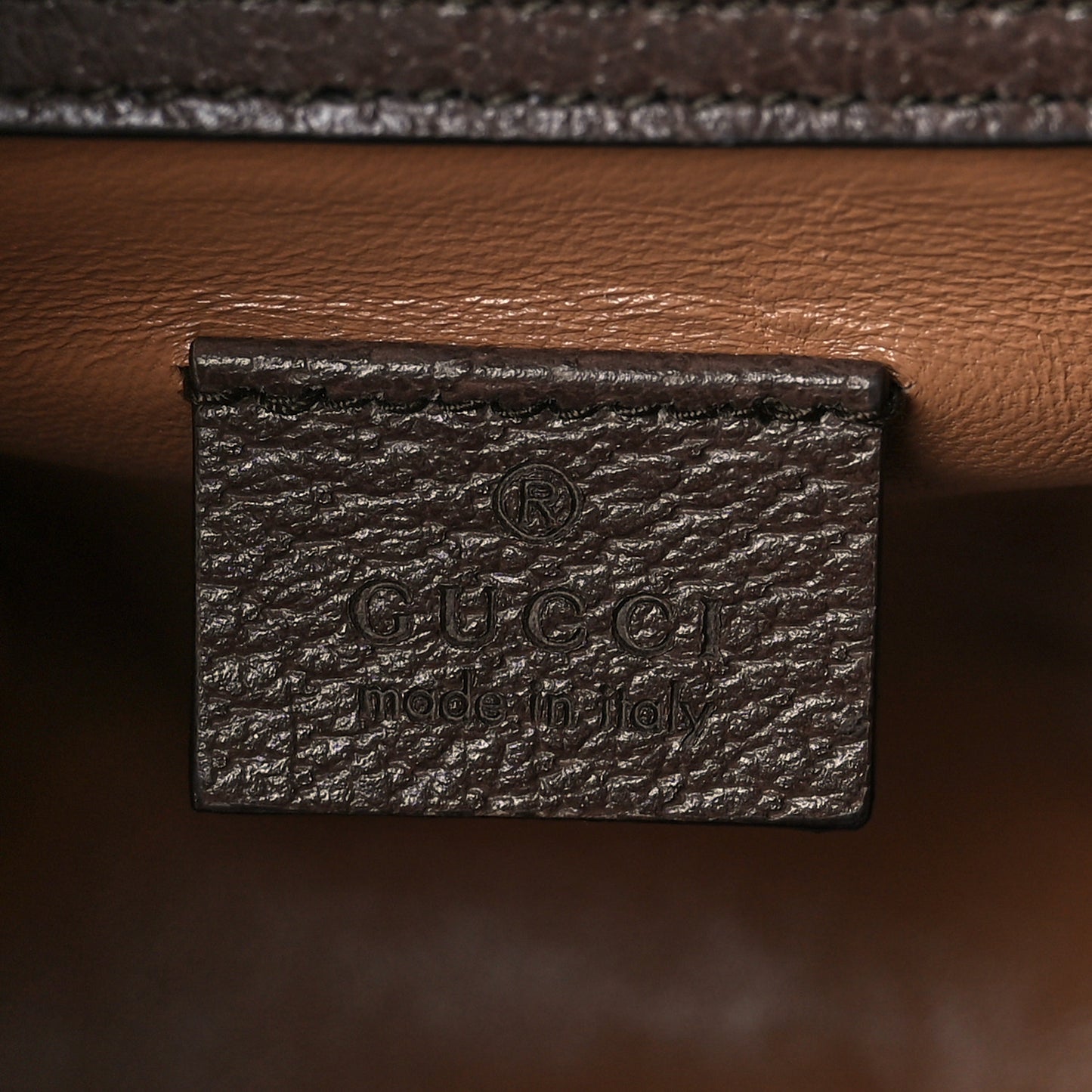 Monogram Jumbo GG Textured Dollar Calfskin Mini Diana Tote Bag Camel Ebony New Acero