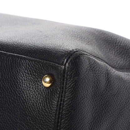 Chanel Calfskin Cerf Executive Shopper Tote Black 13 of 13