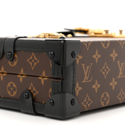 Louis Vuitton Monogram Petite Malle East West Black 8 of 12