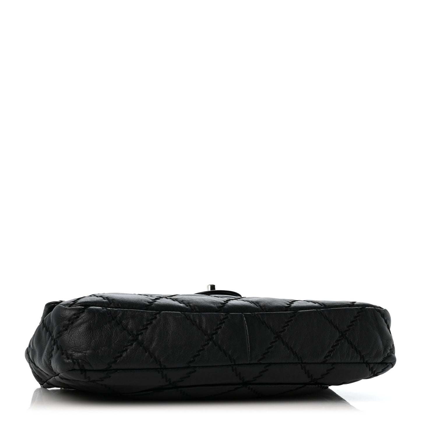 Lambskin Ultimate Stitch Flap Black