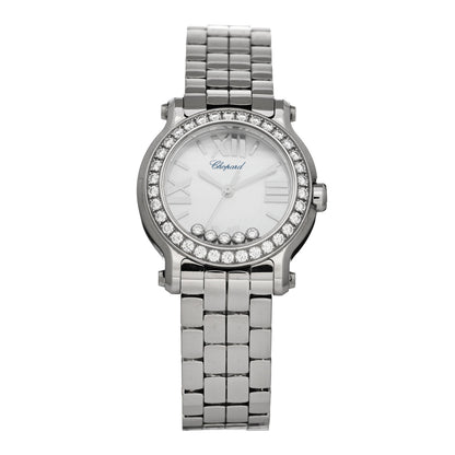 Chopard Stainless Steel Diamond Bezel 30mm Happy Sport Quartz Watch 1 of 4