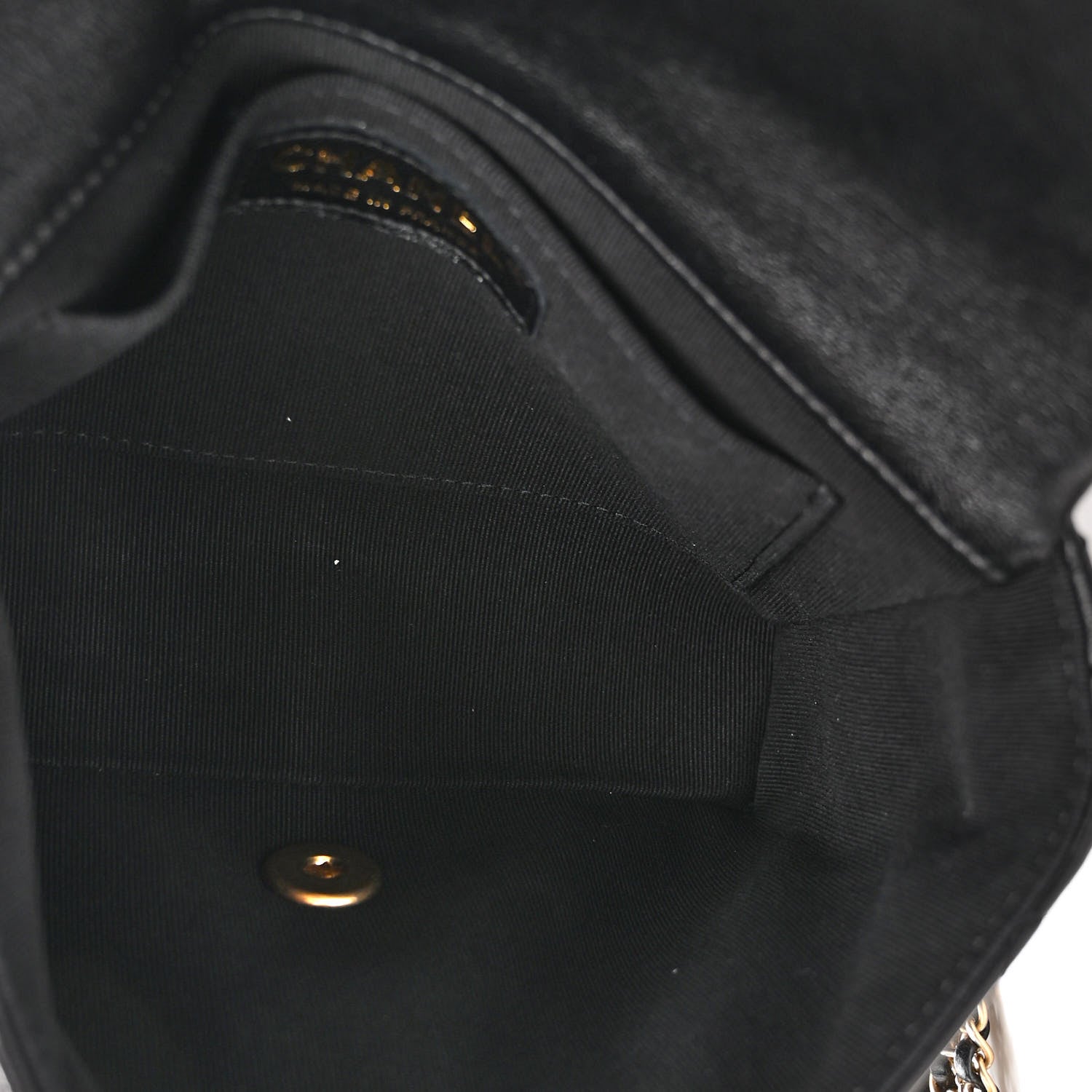 Chanel Lambskin Quilted Mini Crush On Chains Flap Bag Black 5 of 10