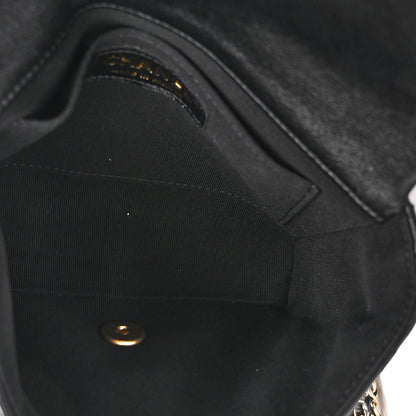 Chanel Lambskin Quilted Mini Crush On Chains Flap Bag Black 5 of 10