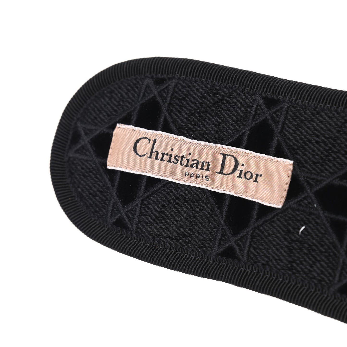Velvet Cannage Chez Moi Sandal 36 Black