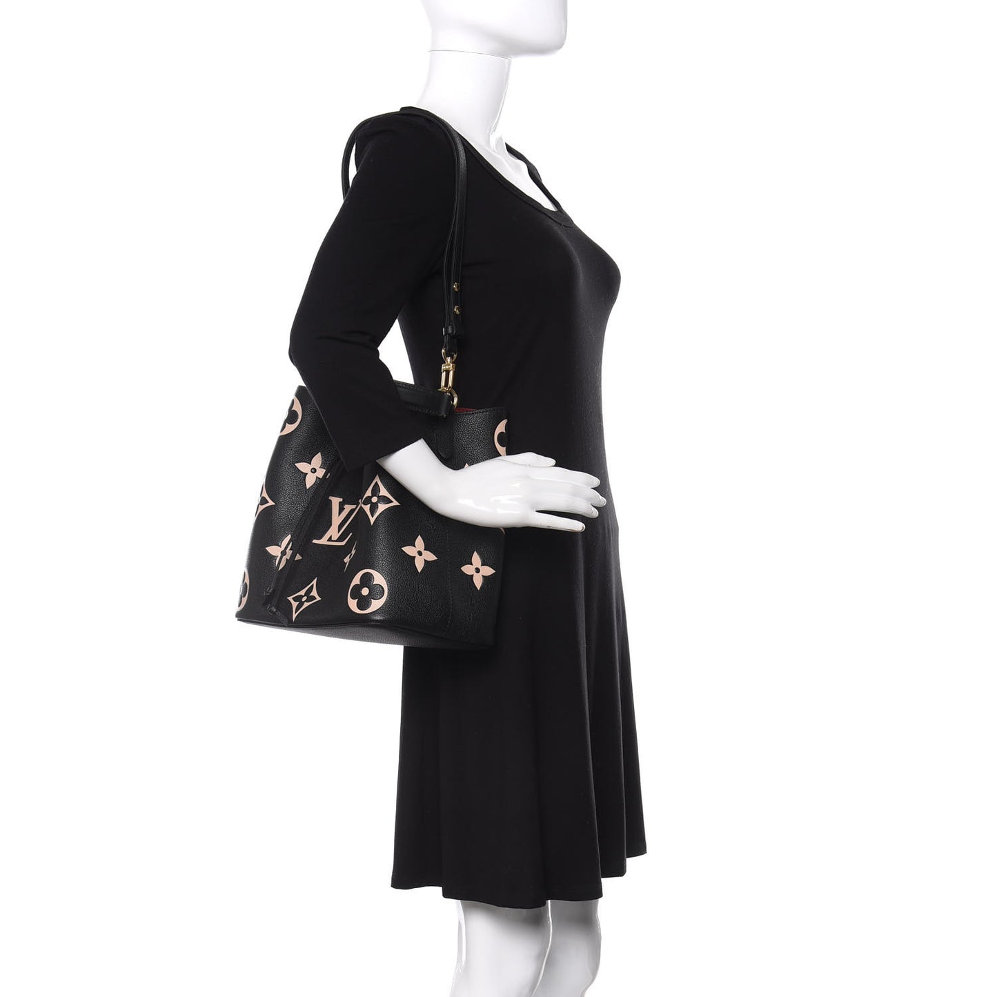 Empreinte Monogram Giant Neonoe MM Black Beige