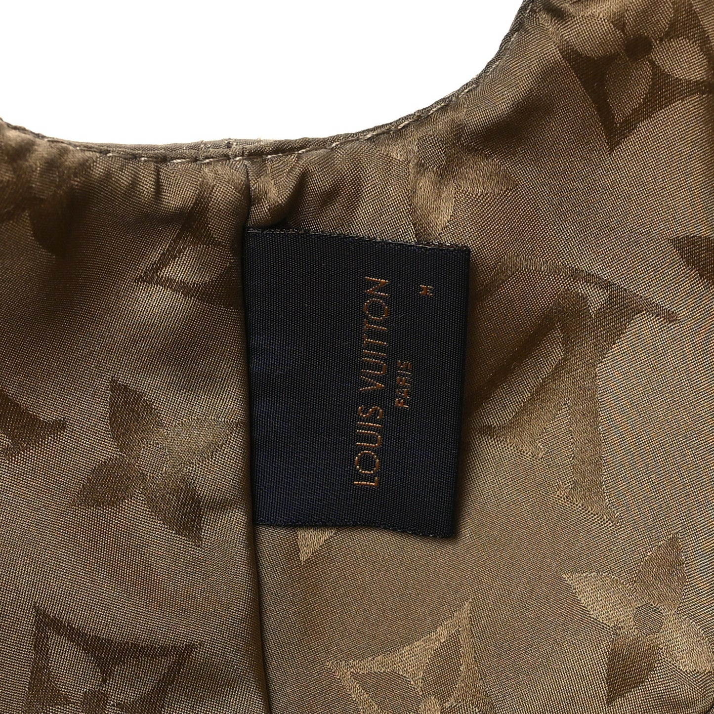 Monogram Polyester Silk LV Get Ready Cap M Beige