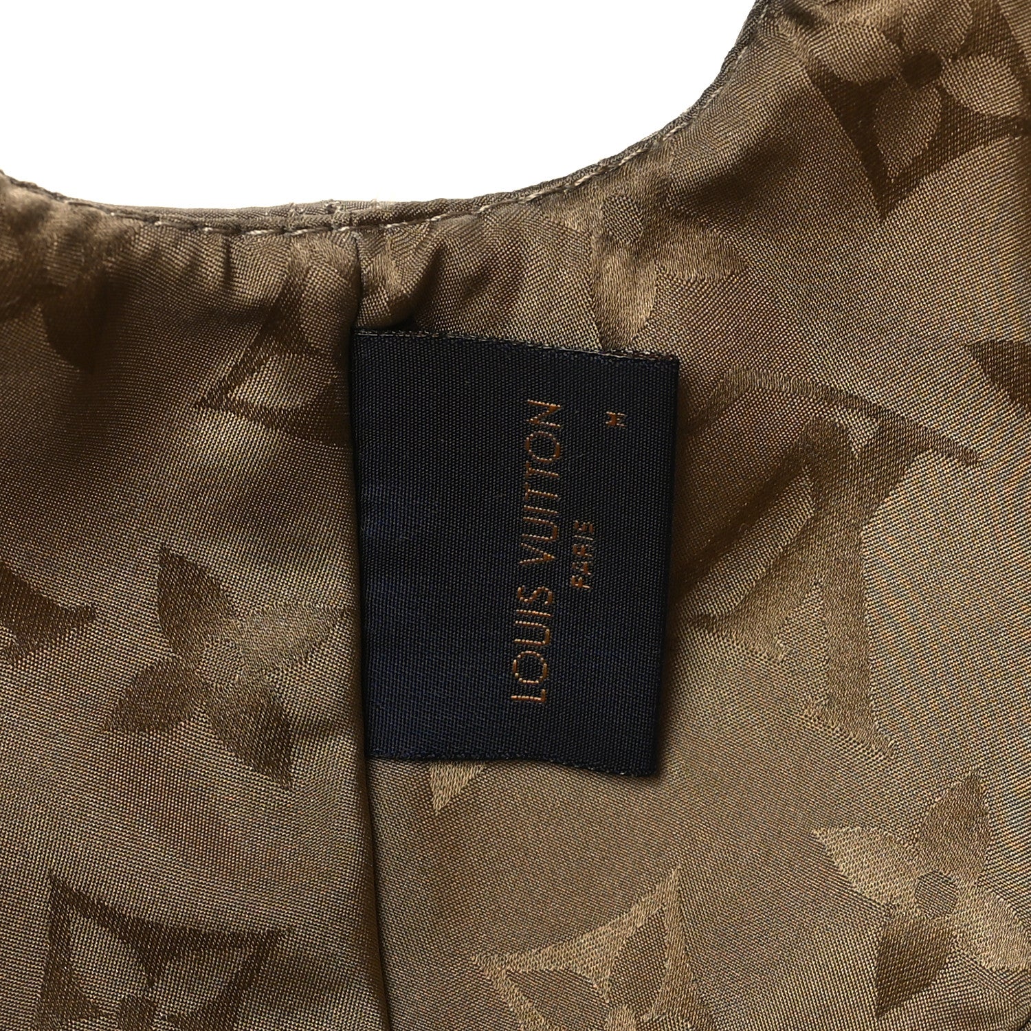 Louis Vuitton Monogram Polyester Silk LV Get Ready Cap M Beige 7 of 7