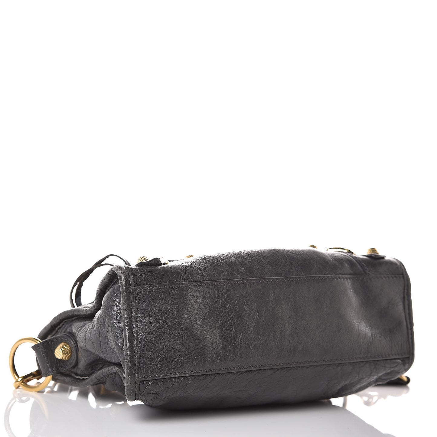 Agneau Giant 12 Gold Hardware Mini City Gris Fossile
