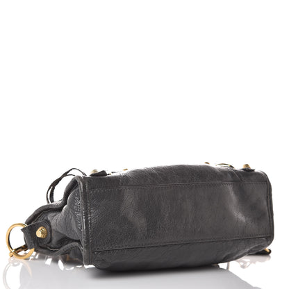 Balenciaga Agneau Giant 12 Gold Hardware Mini City Gris Fossile 4 of 9