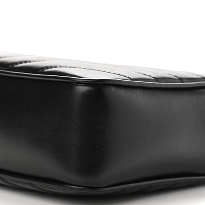 Saint Laurent Calfskin Matelasse Monogram Lou Camera Bag Black 10 of 10