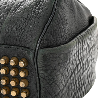 Alexander Wang Pebbled Lambskin Rocco Black Antique Brass Hardware 12 of 13