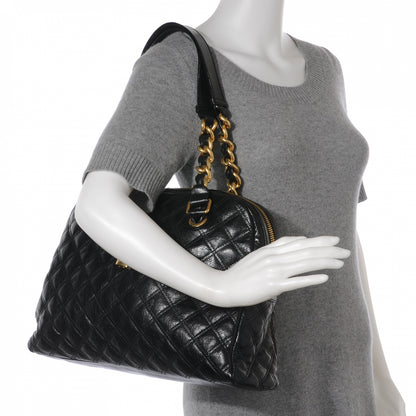 Marc Jacobs Leather Quilted Karlie Satchel Black 2 of 7