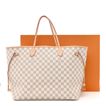 Louis Vuitton Damier Azur Neo Neverfull GM Rose Ballerine 11 of 11