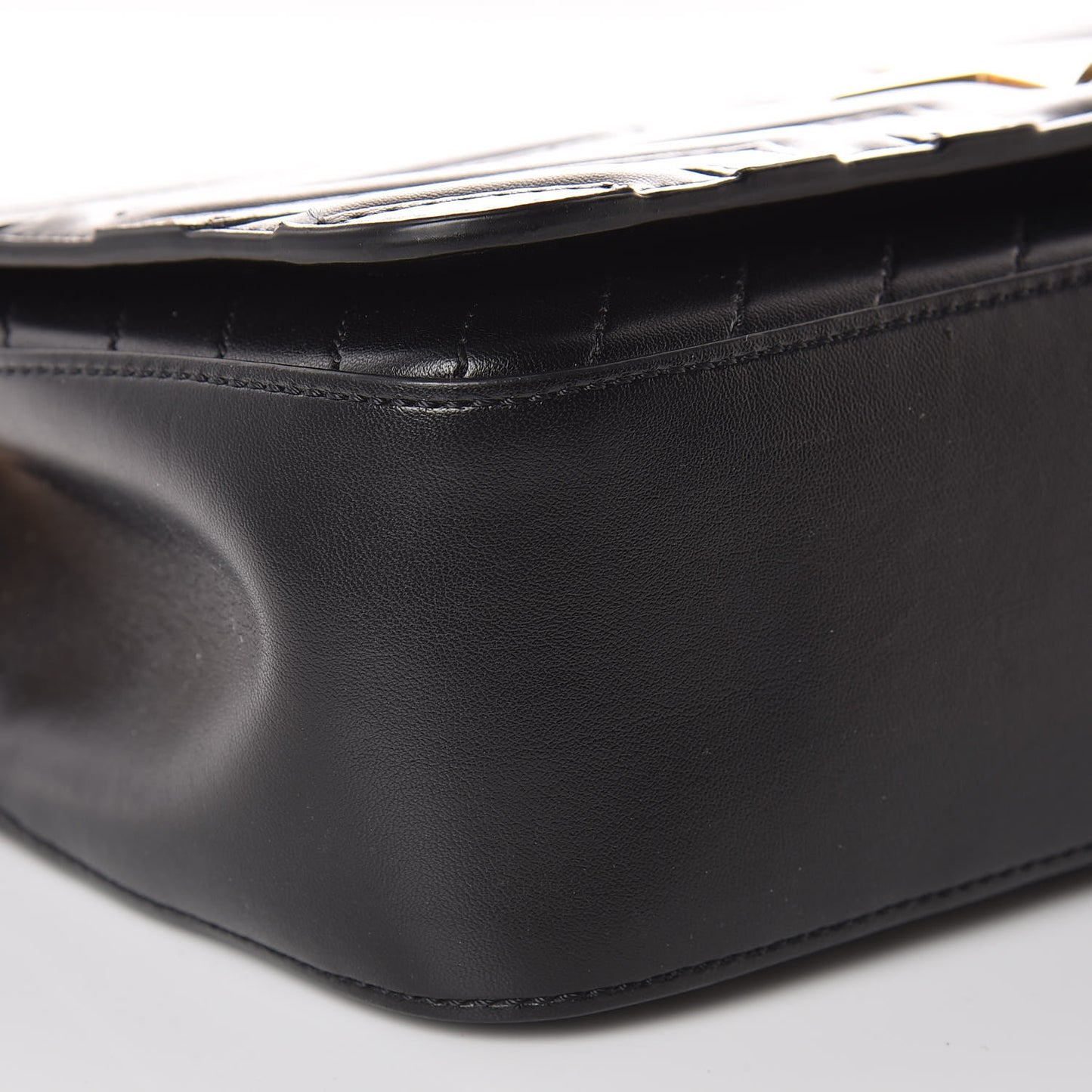 Alter Nappa Star Medium Flap Shoulder Bag Black