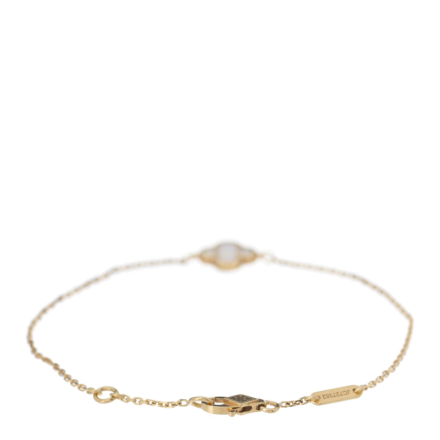 18K Yellow Gold Mother of Pearl Sweet Alhambra Bracelet