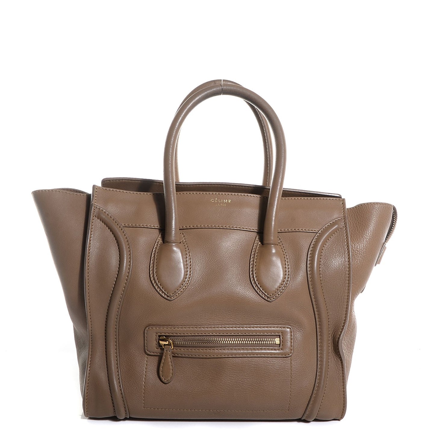 Smooth Calfskin Mini Luggage Camel