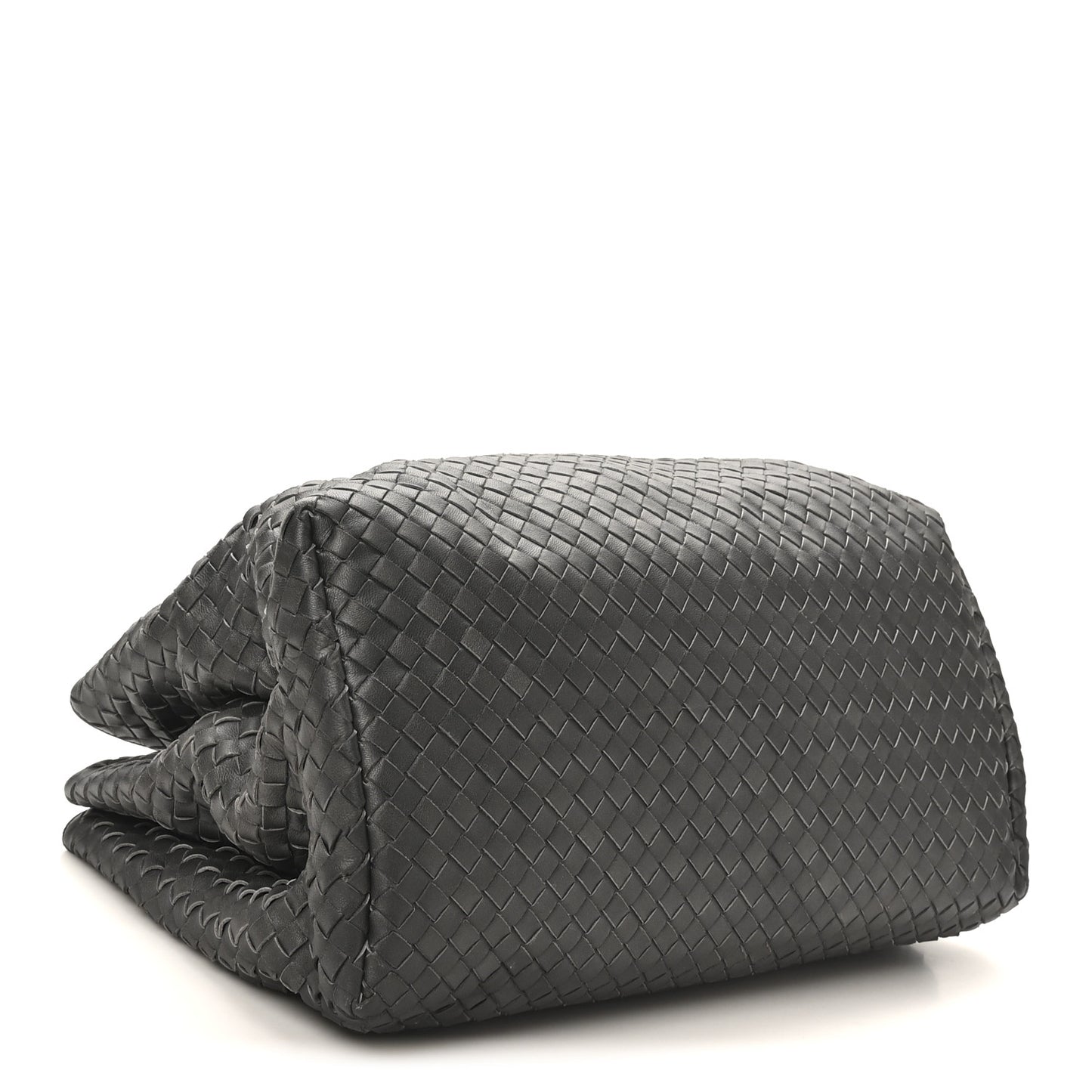 Nappa Intrecciato Medium Roma Tote Ferro Gray