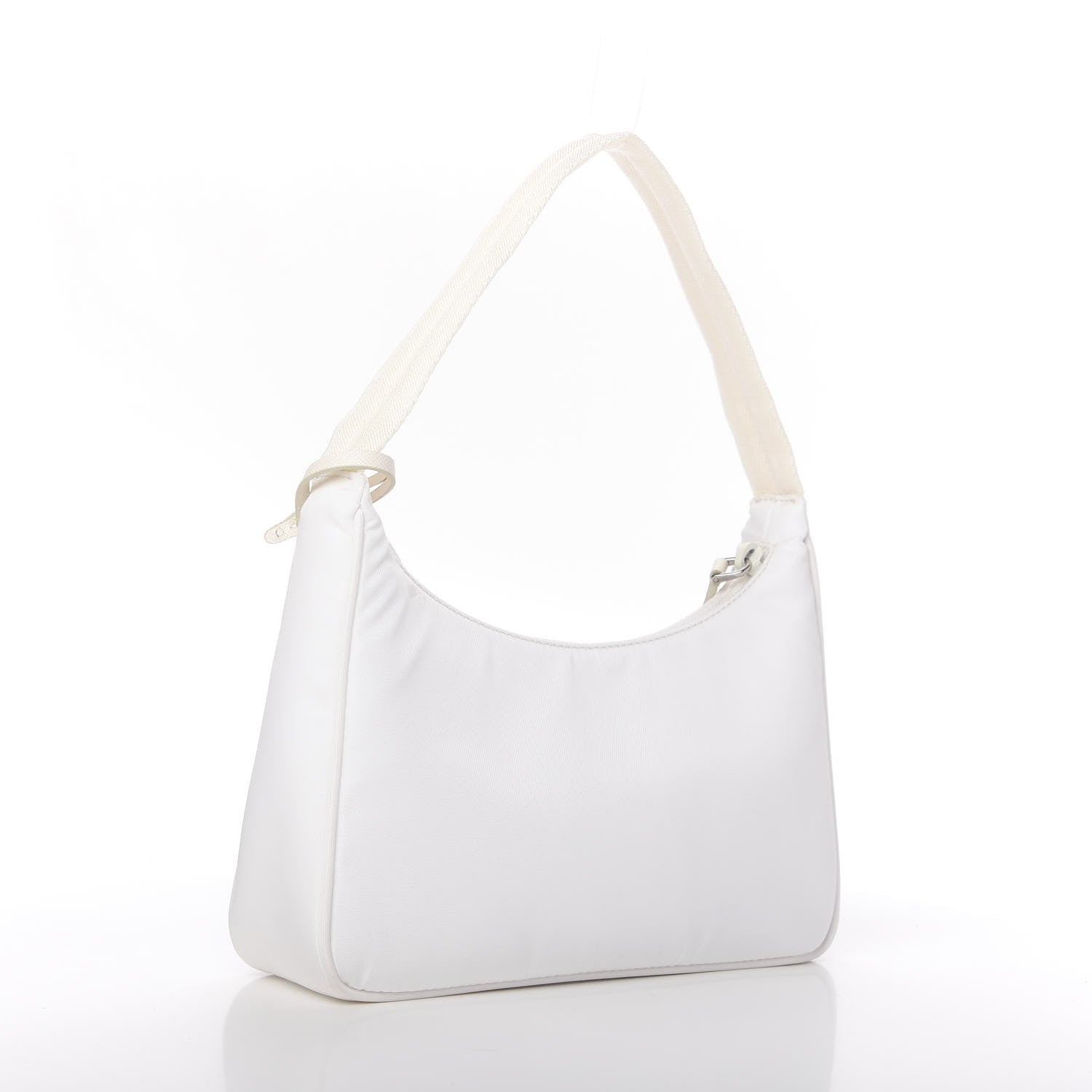 Prada Tessuto Nylon Mini Re-Edition 2000 Bag White 3 of 10