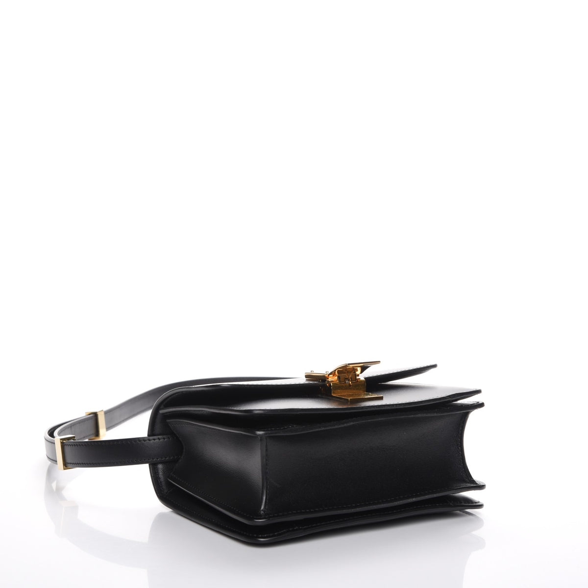 Box Calfskin Small Classic Box Flap Bag Black