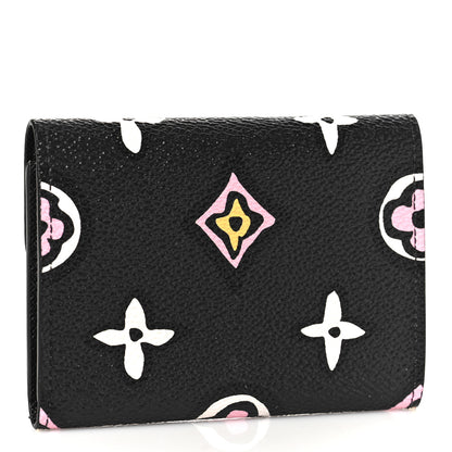 Louis Vuitton Monogram Giant Wild At Heart Rosalie Coin Purse Black 3 of 8