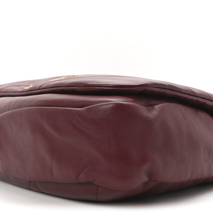 Saint Laurent Lambskin Matelasse Monogram Large Jamie 4.3 New Dark Bordeaux 10 of 10