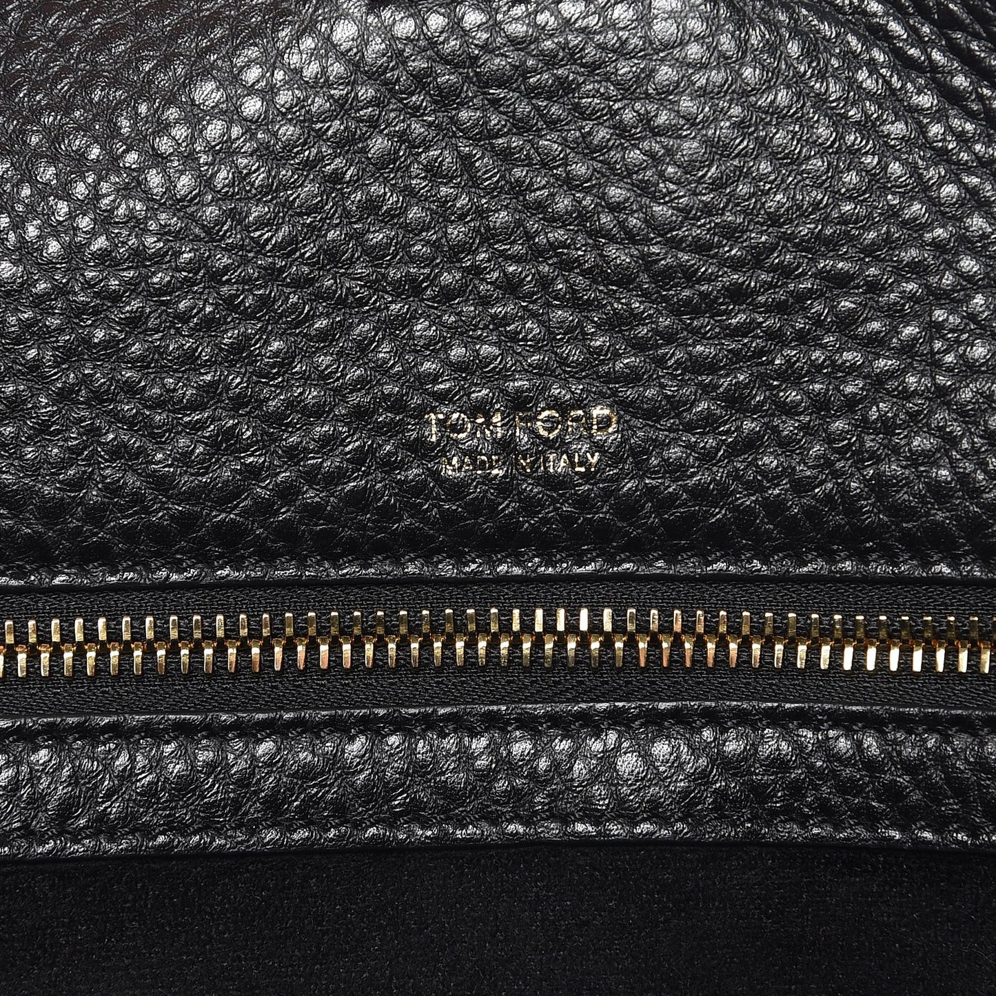 Grained Calfskin Sedgwick Medium Zipper Tote Black