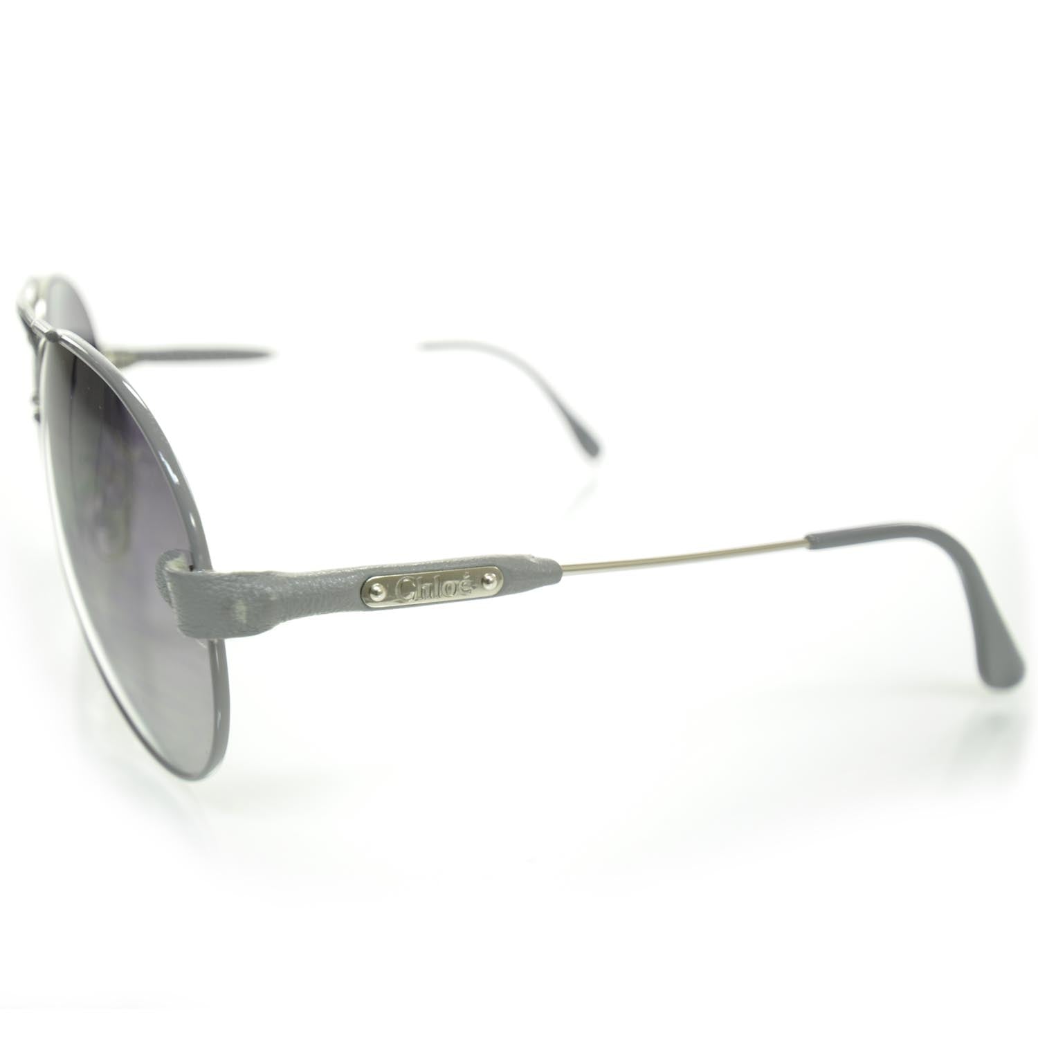 Chloe Aviator Sunglasses Grey 5 of 6