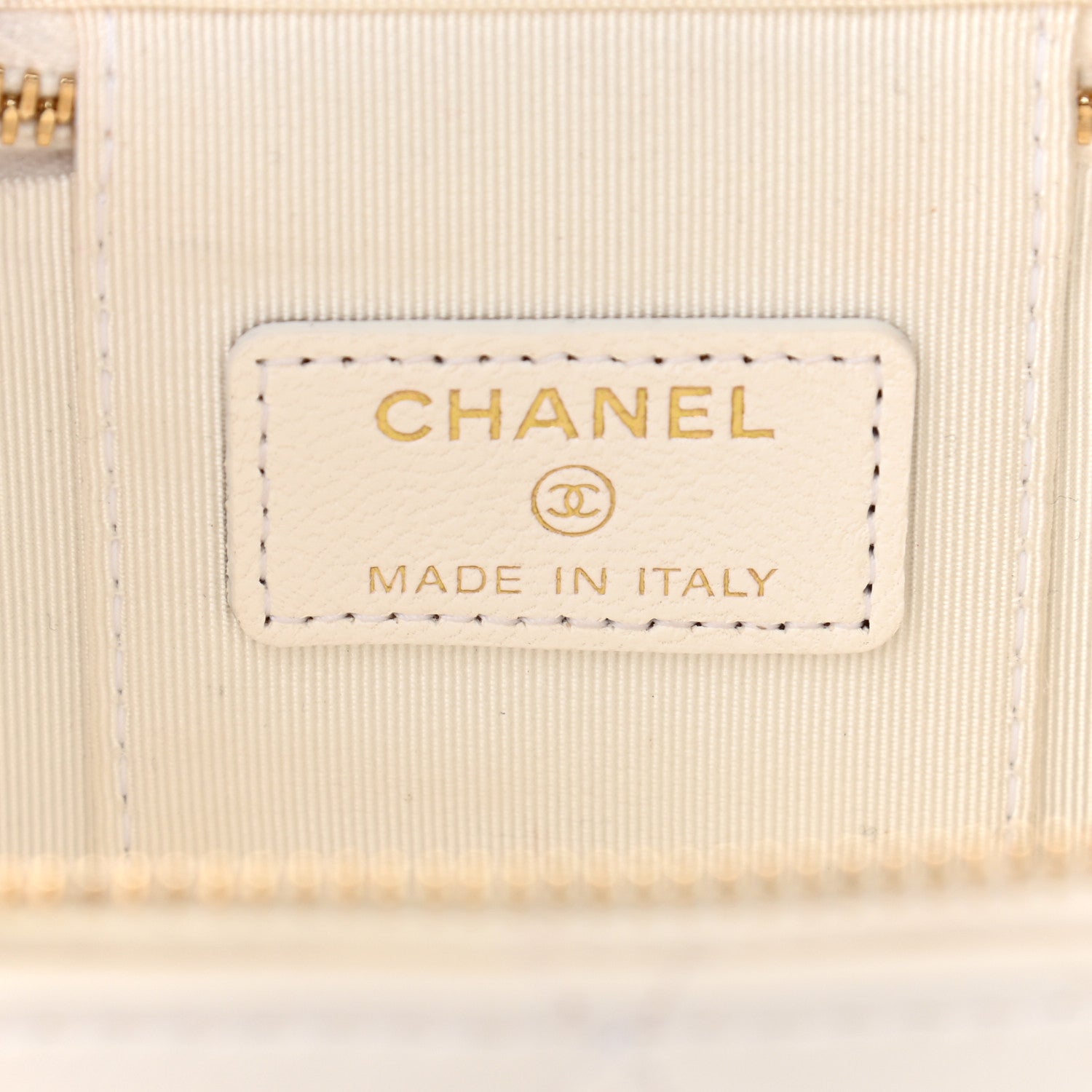 Chanel Lambskin Quilted My Chanel Lady Vanity Case With Chain White 6 of 11